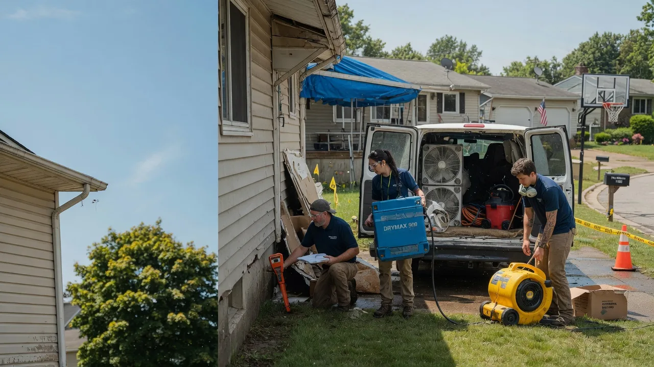 Ceiling Leak Cleanup in Kipton, OH near me